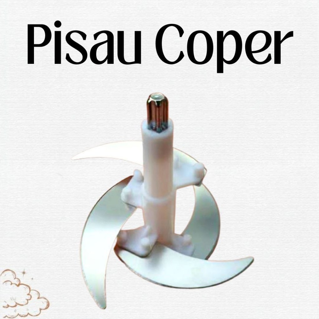 (SPAREPART) Pisau Blender Kapsul Coper Spare Part Blade Capsule Cutter Tajam Set