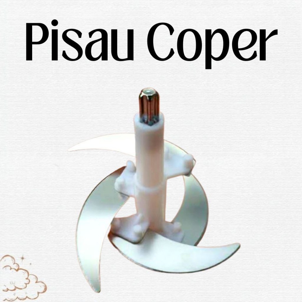 (SPAREPART) Pisau Blender Kapsul Coper Spare Part Blade Capsule Cutter Quatre Tajam Set