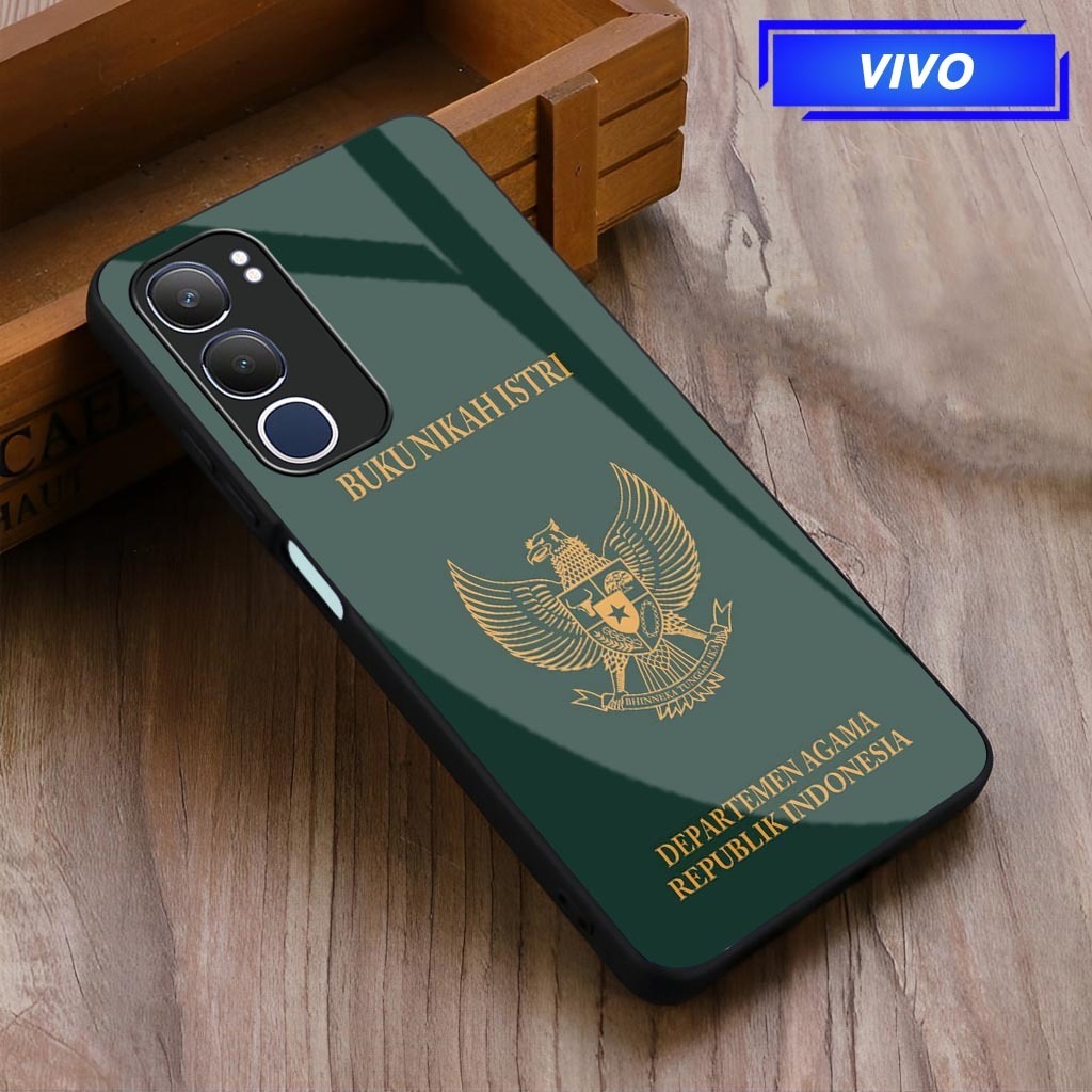 Softcase kaca untuk tipe HP VIVO - Casing HP VIVO terbaru [M268] Casing semua tipe hp - kesing Handp