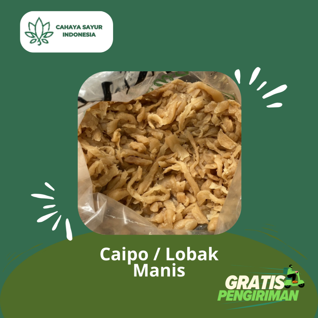 

Caipo Manis / Lobak Manis 1Kg + Gratis Ongkir