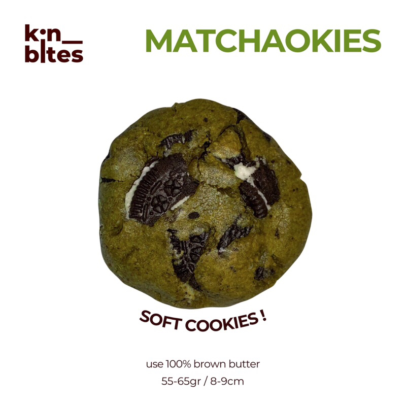 

Soft Cookies Matcha Biscuit Oreo Crumble Cookies Matcha Matchaokies