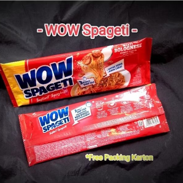 

WOW Spageti Meaty Bolognese 84g Isi 5 pcs