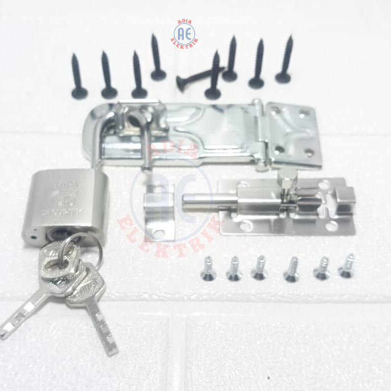 Harga hemat Gembok 30 mm + Cantolan Gembok / Paket Gembok Dan Cantolan / Gembok + Cantolan Gembok + 