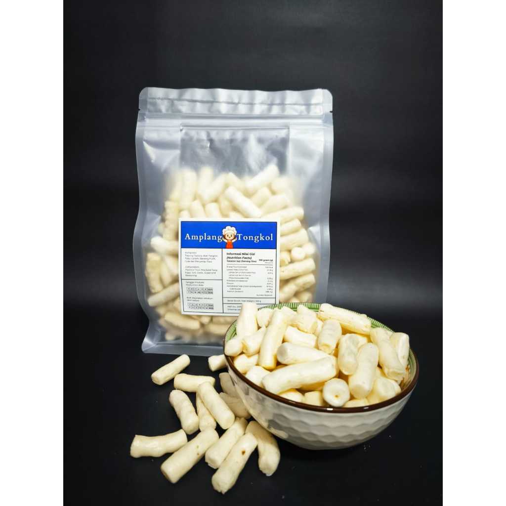 

KERUPUK AMPALANG TONGKOL-KRUPUK AMPLANG TONGKOL-RENYAH-ENAK-PACK-100GR