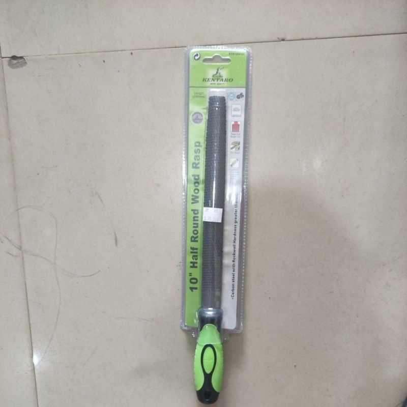 kikir kayu setengah bulat 1/2 bulat 12inci (25cm) / kikir pahat kayu kasar setengah bulat 10in / pat