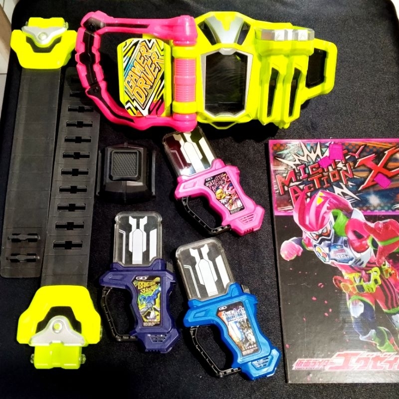 Promo Natal DX Belt Henshin Game Driver Kamen Rider Ex Aid Set 3 Gashat