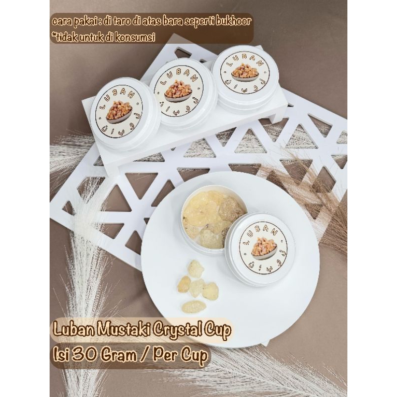 Luban / Menyan Arab /Mustaki / Mustaki Putih