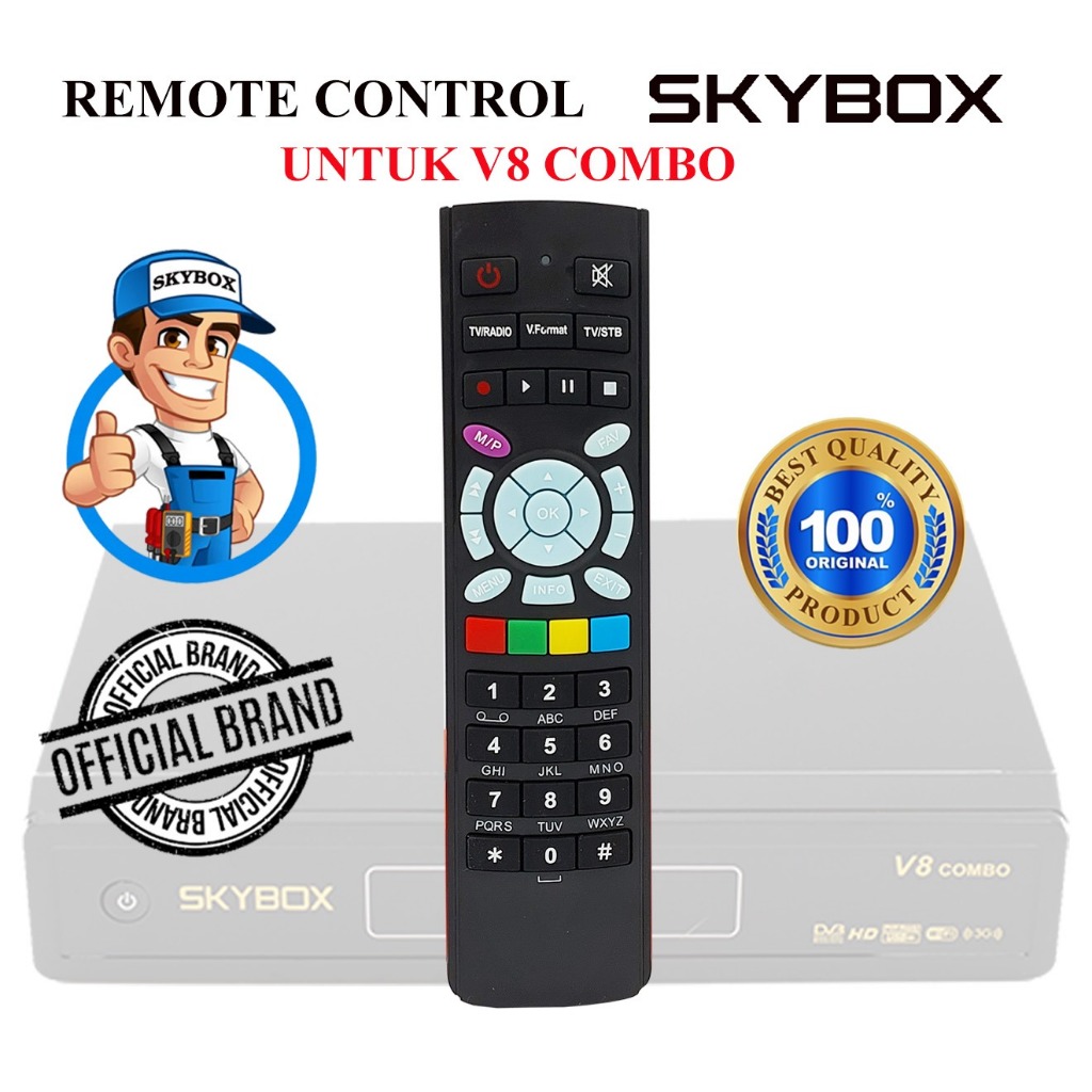 Remote Original Receiver Skybox V8 Combo