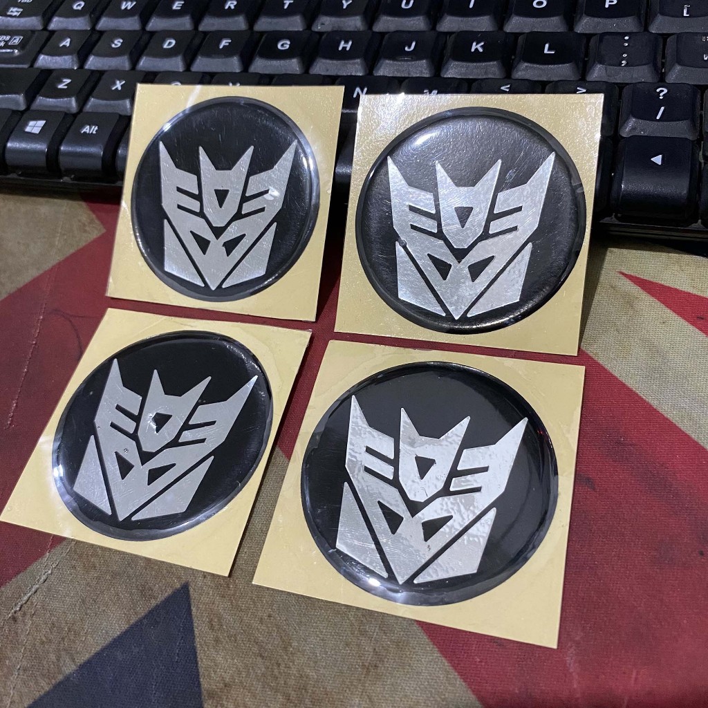 

Cutting Sticker Timbul DECEPTICON TRANSFORMERS untuk Tutup Dop Velg Racing Mobil 55mm Stiker Resin Car