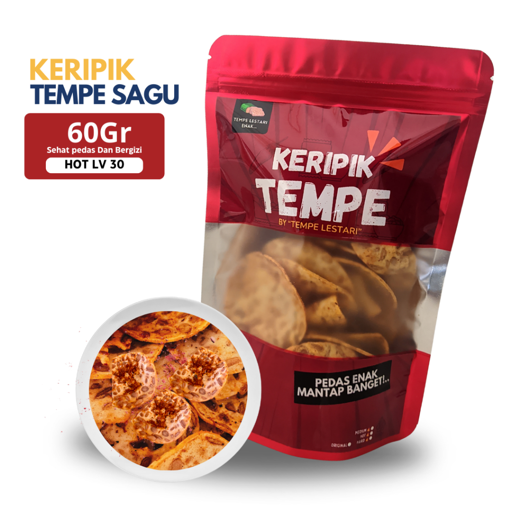 

Keripik Tempe Sagu Hot LV 30