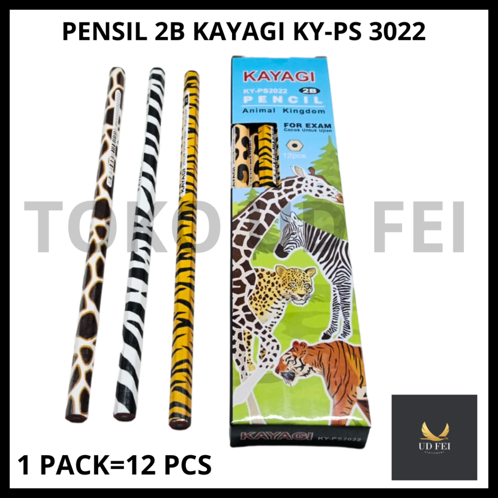 

(1 PACK = 12 PCS KODE:3022) PENSIL 2B KAYAGI/ PENSIL KAYAGI/ PENSIL 2B KARAKTER/ PENSIL 2B MOTIF / PENSIL 2B KAYAGI MOTIF