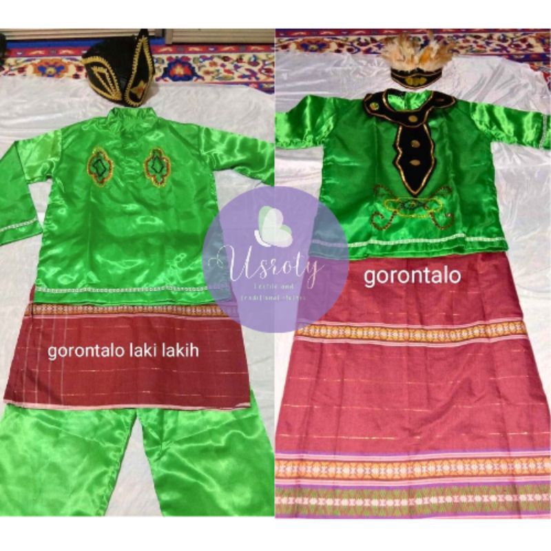 BAJU ADAT GORONTALO ANAK ANAK
