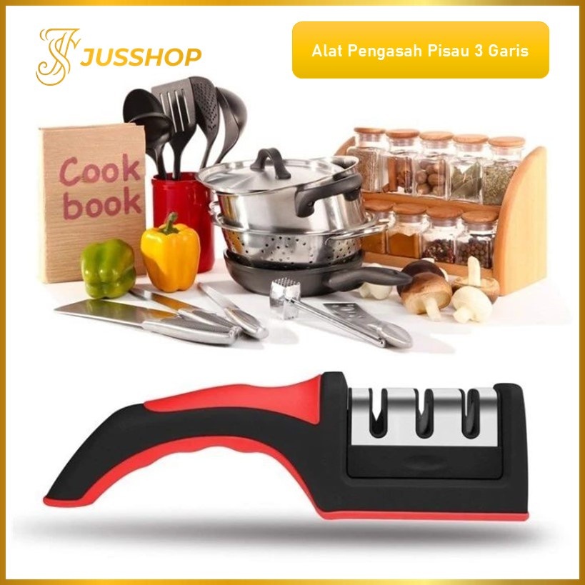 pengasah pisau manual plastik gerinda pisau perlengkapan rumah perkakas gerinda