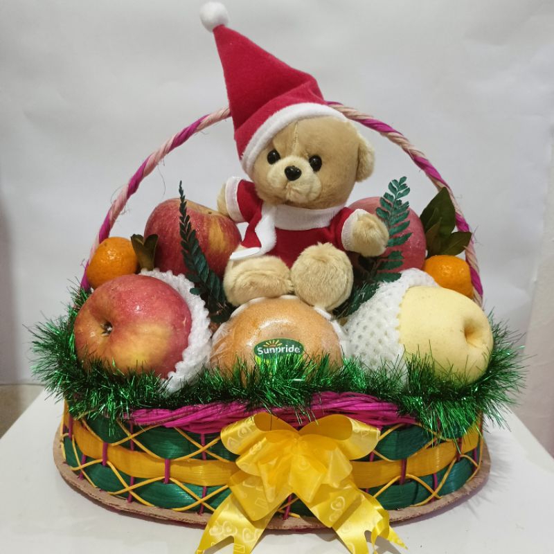 

Parcel Natal Special Mix 1205 Dengan Boneka Sinterklas Teddy Bear Hampers Natal dan Tahun Baru Wadah Keranjang Bambu Zise L.