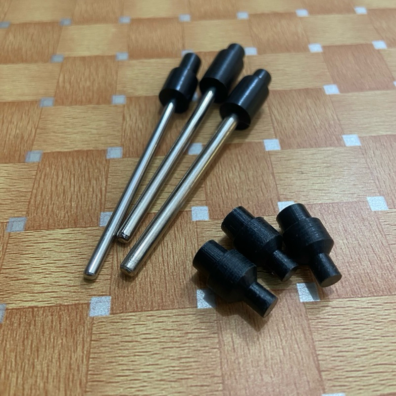 Pentil pcp bahan teflon hitam - hitam as 3mm 3.5mm dan 4mm