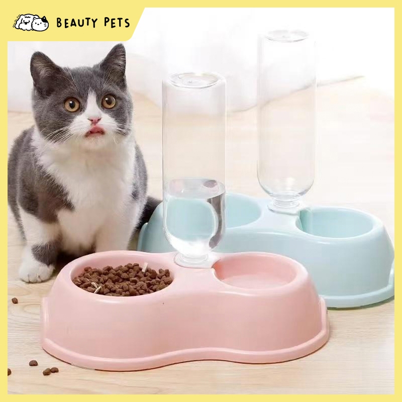 BP-010201 Tempat Makan Kucing Otomatis Tempat Minum Kucing Otomatis Mangkok Kucing Anjing Wadah Maka