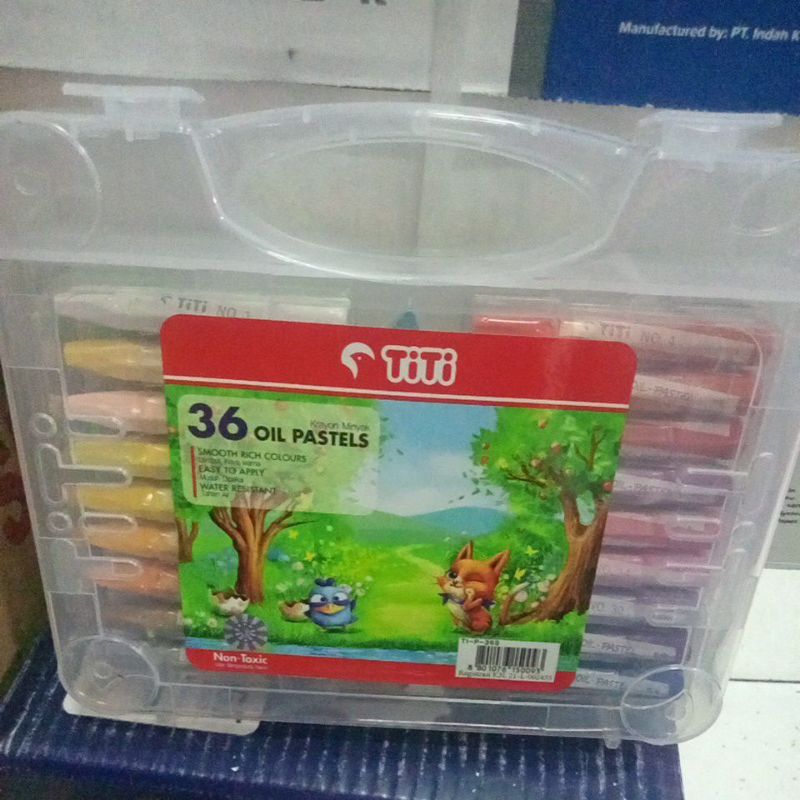 

titi krayon minyak 36 color oil pastel / pcs