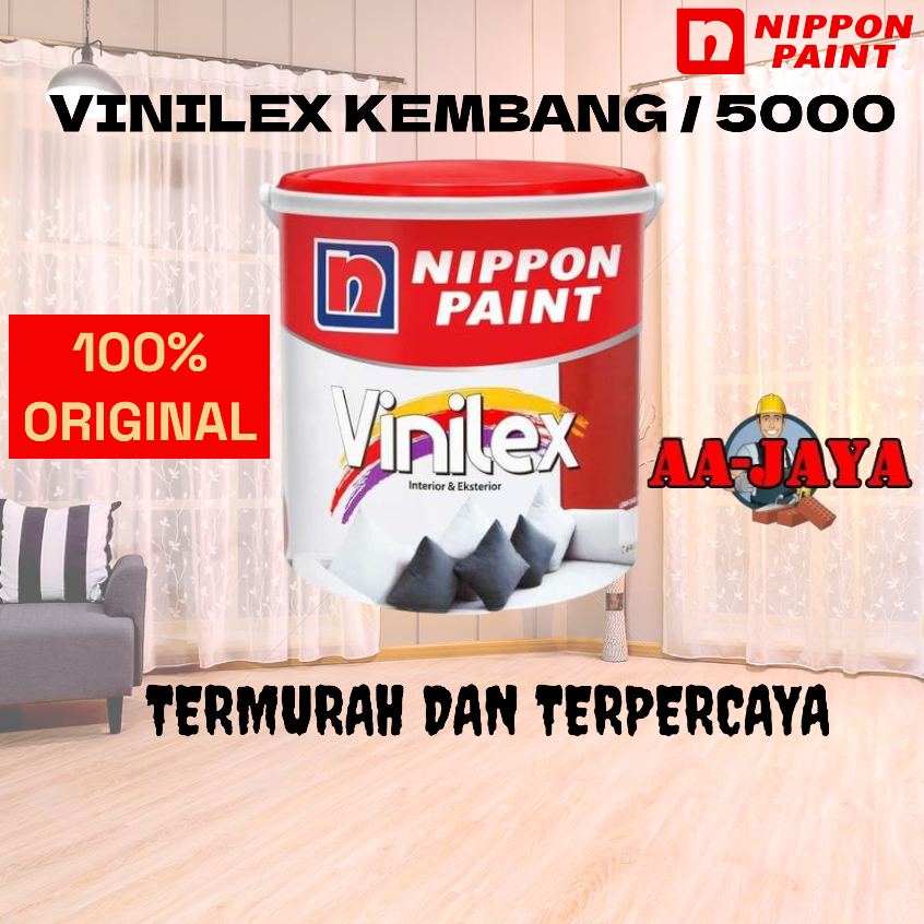 Nippon Vinilex Interior / Cat Tembok Ukuran 5 Kg 182 cream tinting