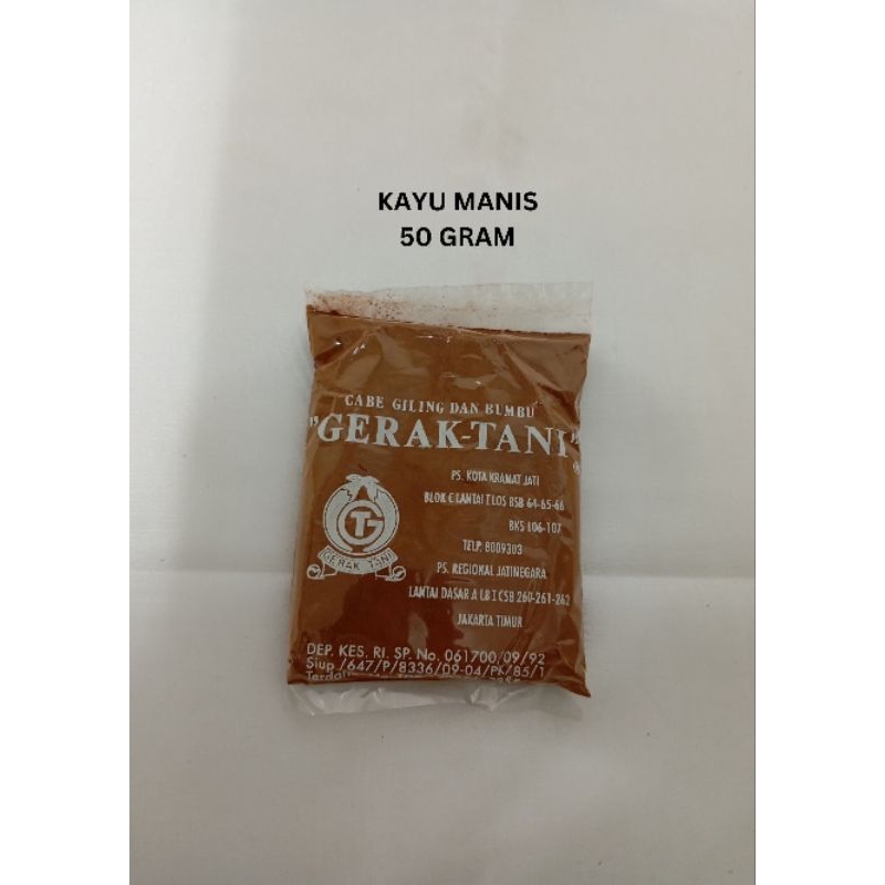 

Kayu Manis Bubuk Gerak Tani 50 gram