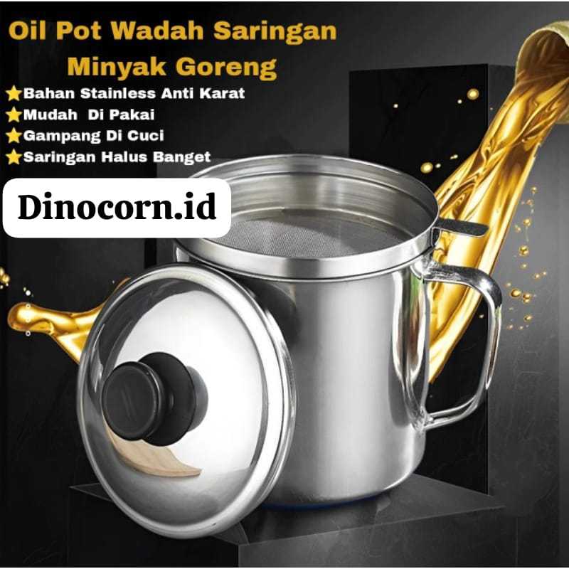 

Saringan Minyak Goreng Gelas Stainless 1.3.L