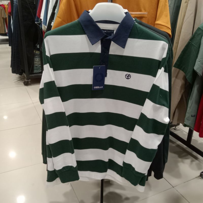 OSELLA KAOS SALUR LENGAN PANJANG PRIA TEBAL NYAMAN ORIGINAL