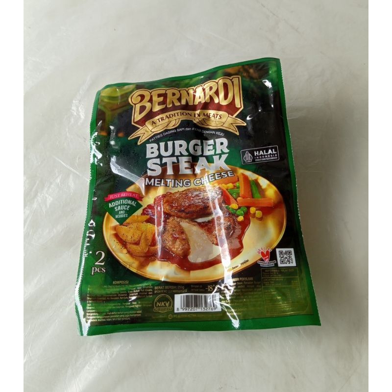 

Burger Steak Melting Cheese