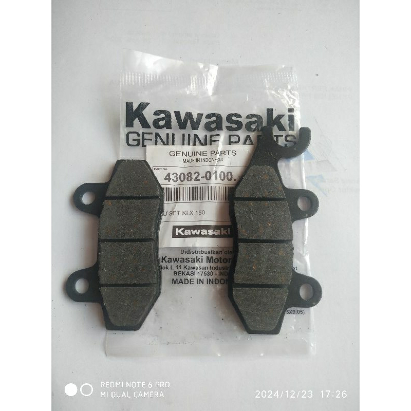 kampas rem depan dispad rem depan klx 150 dtracker 150