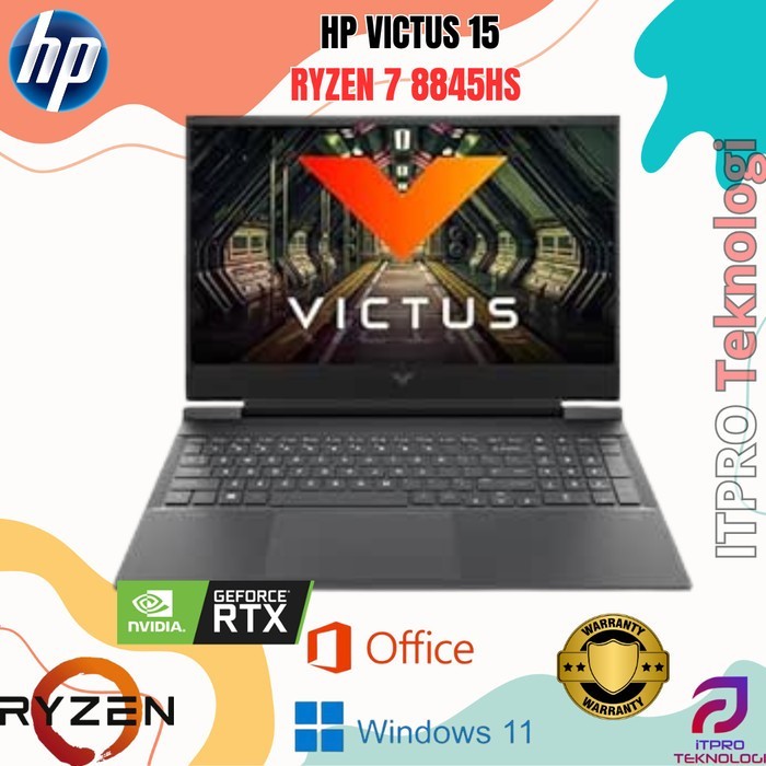 HP VICTUS 15 RYZEN 7 8845HS RTX4050 6GB/ 8GB 512GB