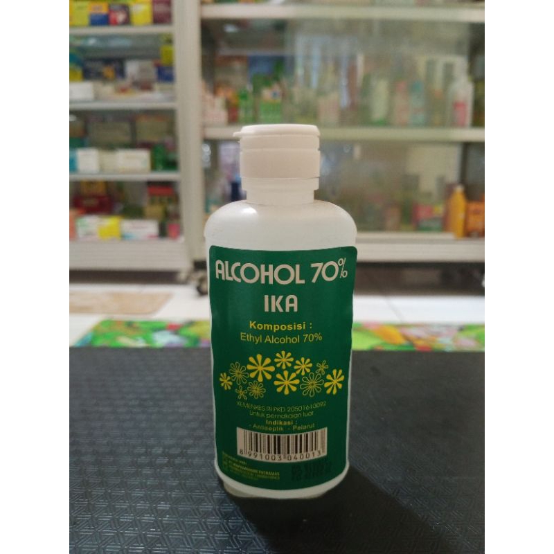 Ika Alcohol 70% 100 ml / Antiseptik / Untuk Membersihkan Luka