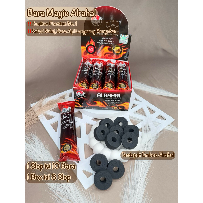 (GROSIR) bara magic alrahal | areng magic | bara bukhoor bara dupa |  Arang Magic Arang Bukhur Arang