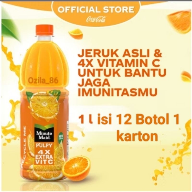 

Pulply Orange 1L isi 12 Botol 1Dus