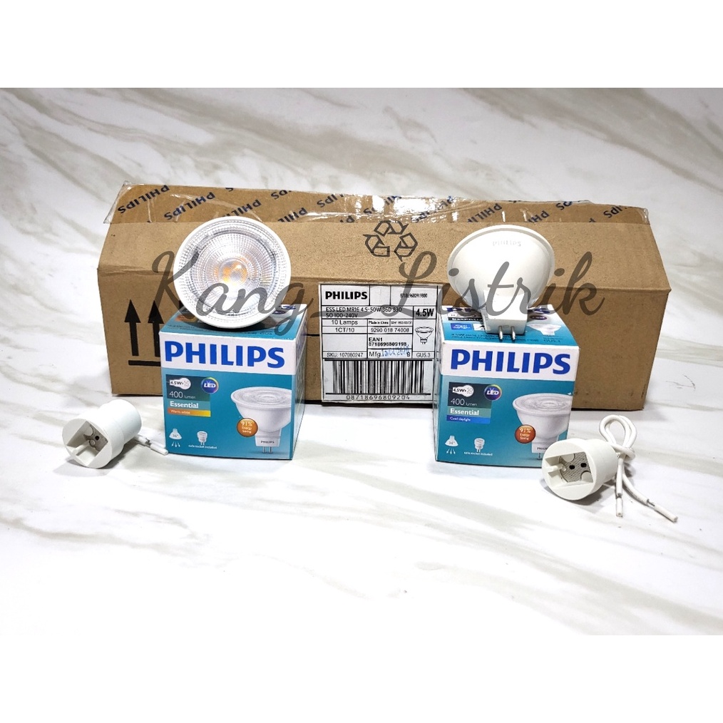 Lampu Philips Essential MR16 LED 45Watt 22VAC 36D  MR16 Philips 45W