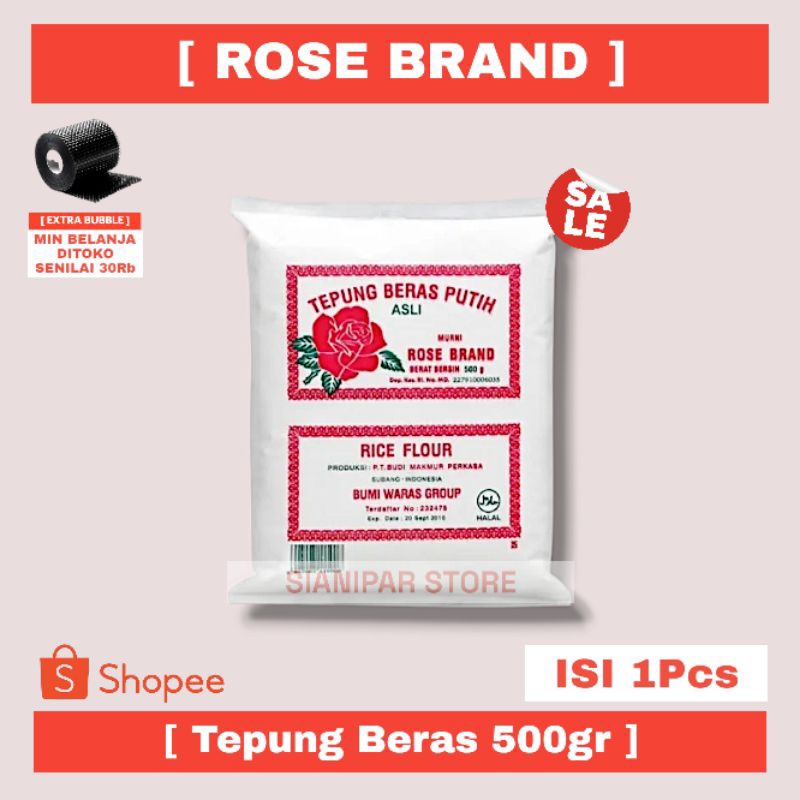 

ROSE BRAND Tepung Beras Pck 500gr