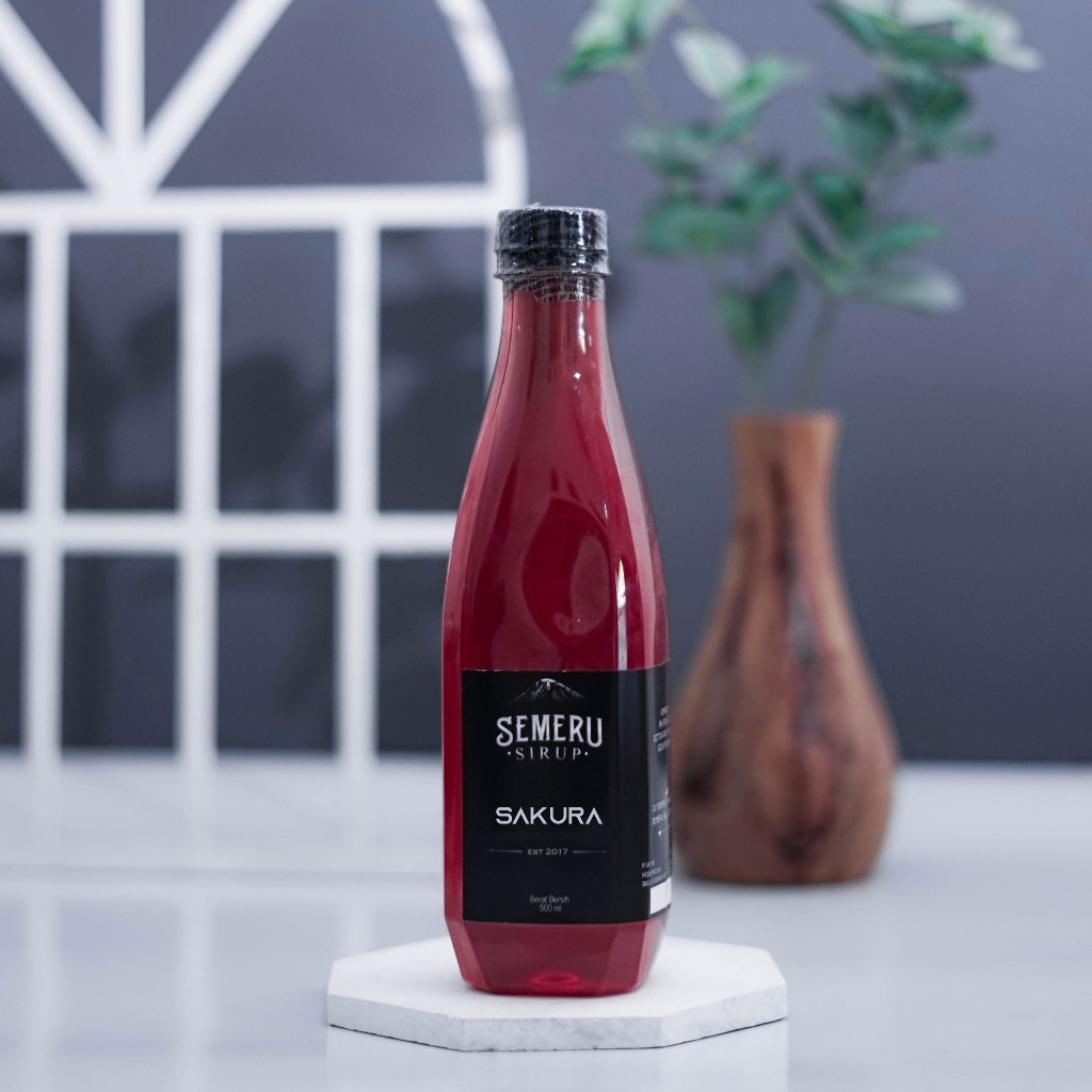 

Semeru Sirup - Syrup Sakura 500ml - Sirup Minuman Rasa Sakura