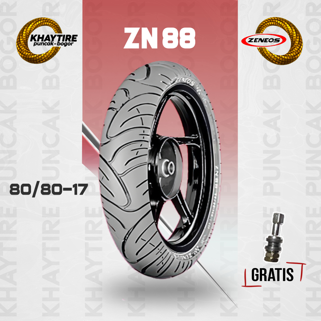 Ban Tubles Motor Bebek ZENEOS ZN88 80/80 Ring 17
