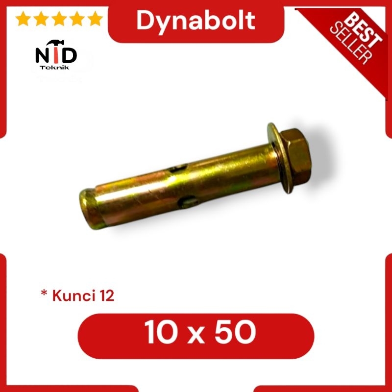 Dynabold 10 x 50 baut beton Harga per 1 pcs / baut beton baut tembok