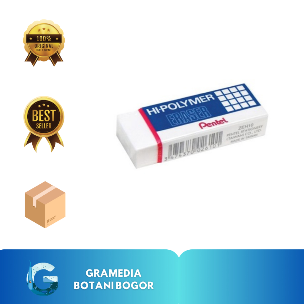 

Gramedia Bogor - Pentel Plmer Eraser,M Zeh-10