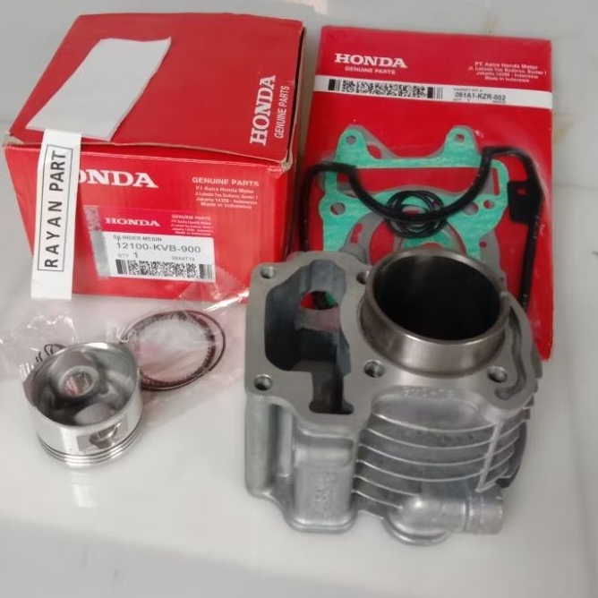 Blok seher KVB vario 110 karbu Vario 110 karbu komplit piston kit