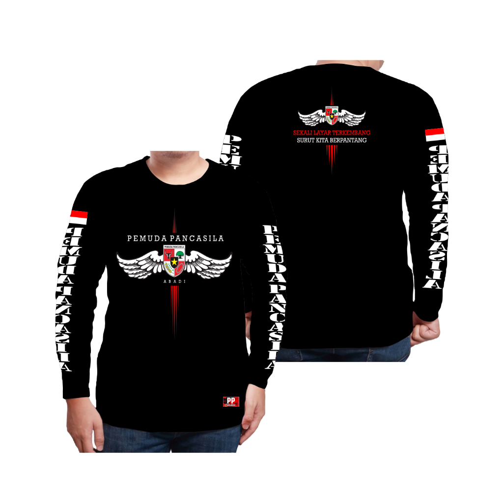 T-SHIRT/KAOS TERBARU 2024 KAOS PEMUDA PANCASILA PP SAYAP PUTIH