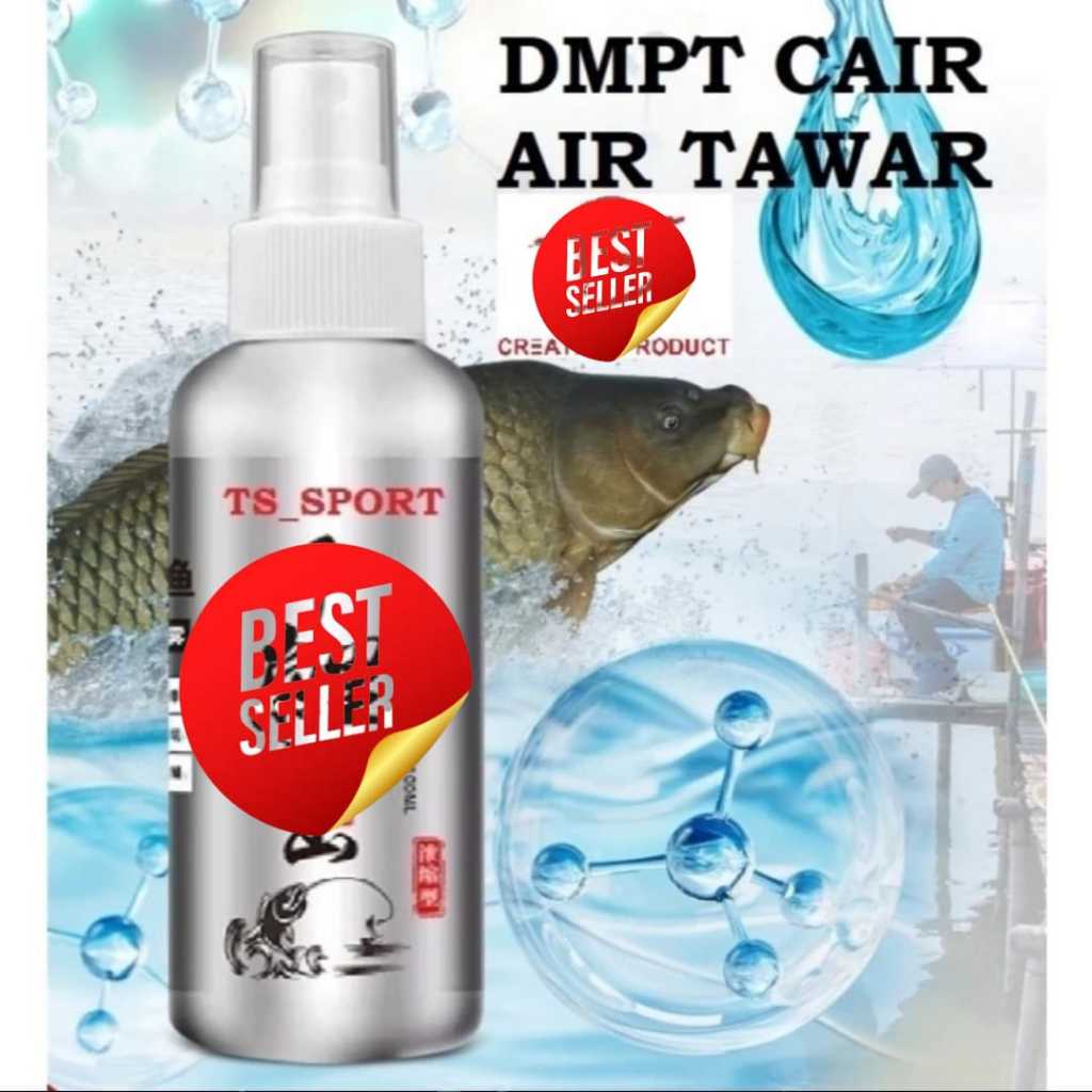 SEMPROT PENARIK IKAN UMPAN ADIKTIF UMPAN PANCING ORIGINAL DMPT CAIR DMPT AIR TAWAR