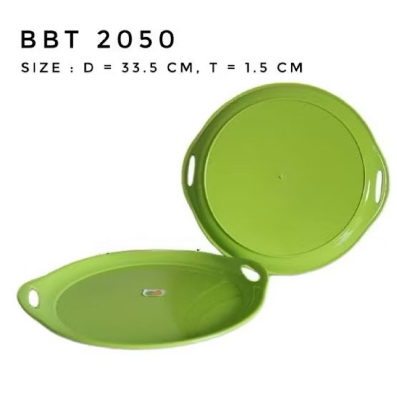 baki/nampan bulat ijo golden sunkist bbt 2050