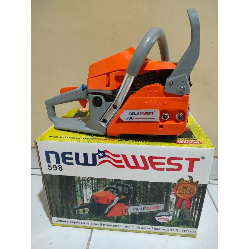 BERMUTU SENSO NEW WEST 598 Chainsaw Bar Laser 22" Inchi Chainsaw New West 598