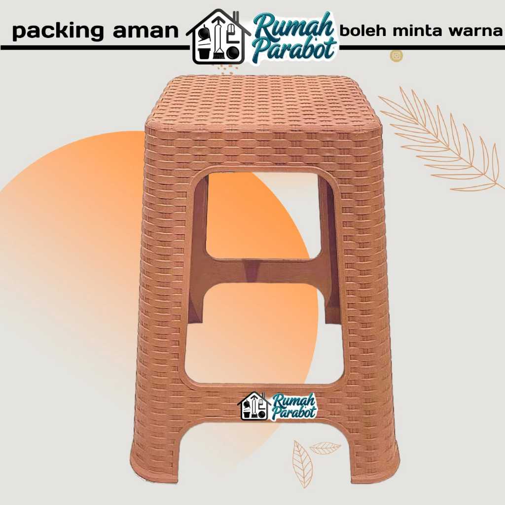 KURSI BASO ROTAN PLASTIK TINGGI