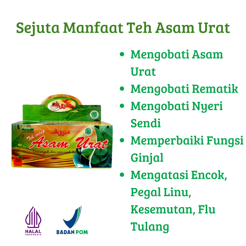 

Teh Asam Urat Dan Kolesterol Tinggi Herbal Flu Tulang Ampuh Atasi Nyeri Sendi Rematik Ginjal Jantung