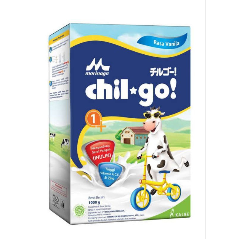 

Morinaga Chil+Go! 1+ 950 gr Rasa Vanila & Madu Inulin & Zinc
