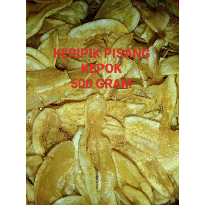 

KERIPIK PISANG KEPOK 500 GRAM - ASIN GURIH - MANIS GURIH