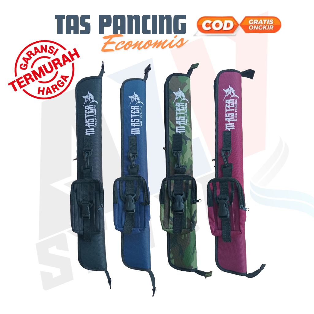 Tas Joran dan Tegek Pancing Hardcase lapisan Fiber murah