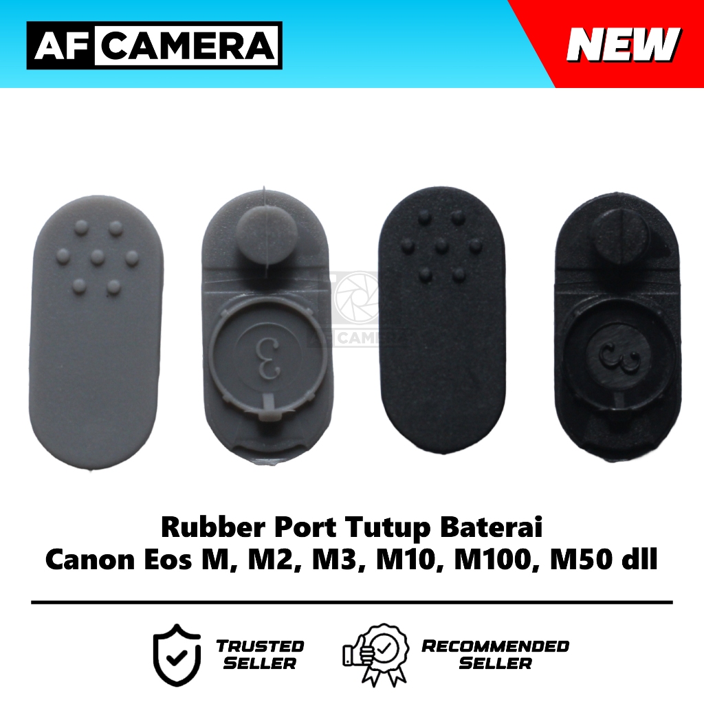 Karet Rubber Tutup Baterai Canon EOS M M2 M3 M50 M10 M100