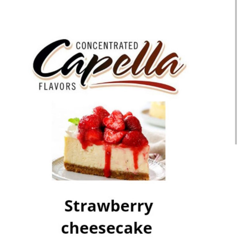

Capella strawberry cheesecake essence flavours