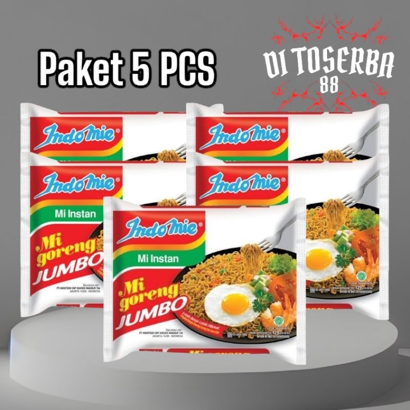 

Indomie Goreng Jumbo Paket 5 PCS